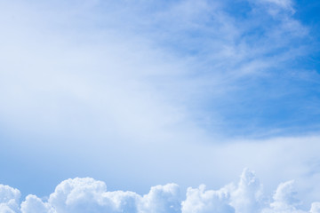 clouds and blue sky empty  for copyspace