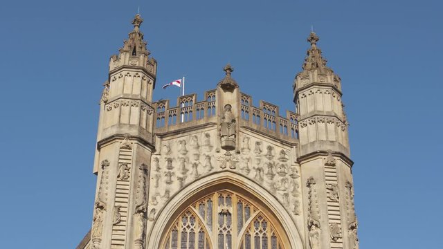Bath Abbey, Anglican Parish Church / Cathedral in Historic City of Bath, UK