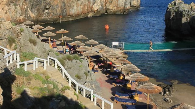 Crique, baignade et plong&eacute;e au sud de la Cr&egrave;te