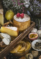 Cheese platter food photography recipe idea