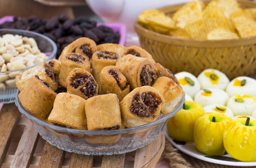 Indian Fried Bhakarwadi Tea Time Snack also known as bakarwadi, bakarvadi, bakar vadi, bakar wadi or spring roll is a traditional spicy Maharashtra and Gujarat Snack