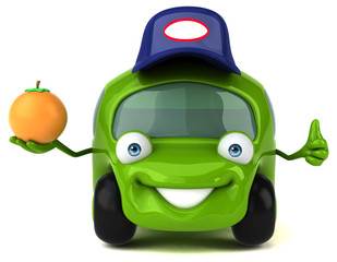 Fun car - 3D Illustration