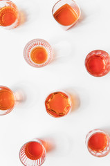 Beverage isolated on white background