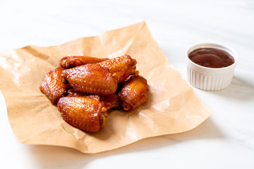 barbecue chicken wings