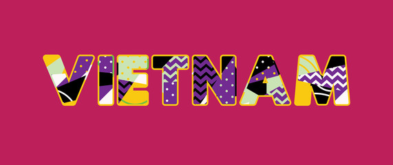 Vietnam Concept Word Art Illustration