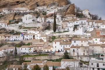 Fototapeta na wymiar Pueblos de Andalucía, Montefrío en la provincia de Granada, España