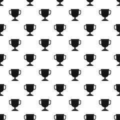 Cup award pattern vector seamless repeating for any web design