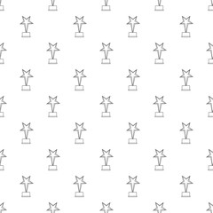 Star award pattern vector seamless repeating for any web design