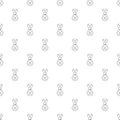Medal pattern vector seamless repeating for any web design
