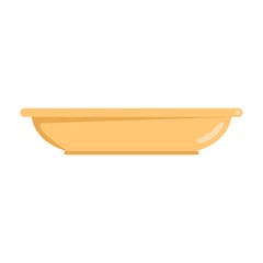 Plate icon. Flat illustration of plate vector icon for web