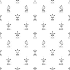 Star award pattern vector seamless repeating for any web design