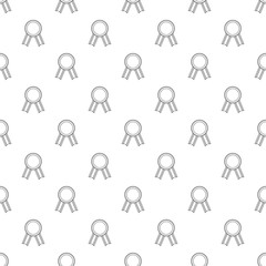 Award ribbon pattern vector seamless repeating for any web design