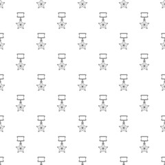 Medal pattern vector seamless repeating for any web design