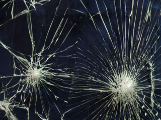 The broken glass.The cracks texture.  Background.Grunge.Abstract lines.