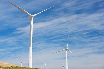 Fototapeta premium Wind energy concept