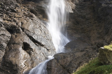 Obraz premium Waterfall Weisstannental Switzerland
