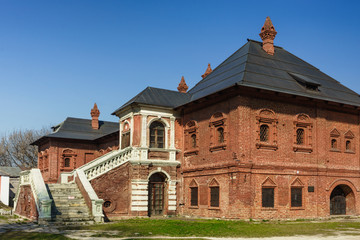 Cathedral on the historic street in Moscow Russia - Krutitskoe Compound