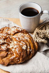 Sweet maple syrup bread