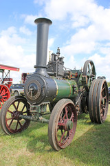 Fototapeta na wymiar Steam traction engine