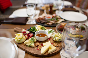 pkhali vegetable dish with walnuts and pomegranate Georgian cuisine