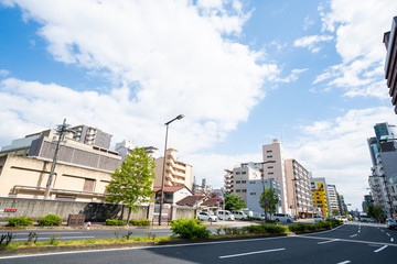 Fototapeta na wymiar 大阪　東中島　都市風景
