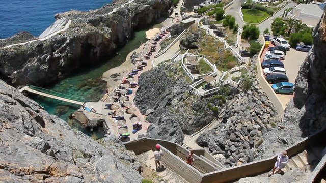 Crique, baignade et plong&eacute;e au sud de la Cr&egrave;te