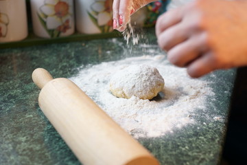 Soup with home-made noodles on chicken, noodles, fat, freshness, homemade cooking 6