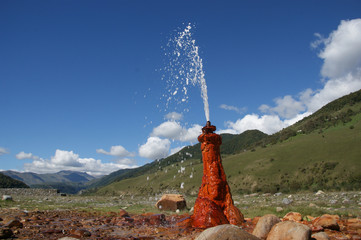 Source of mineral water