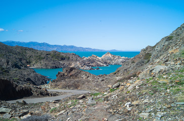Rocky coast of Spain. Catalonia.