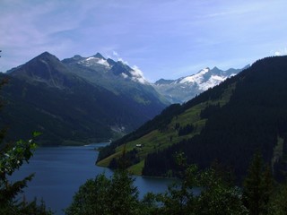 Fototapeta na wymiar Zillertal Berge Gebirge