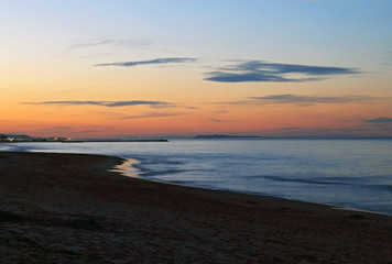  Sunset at the beach