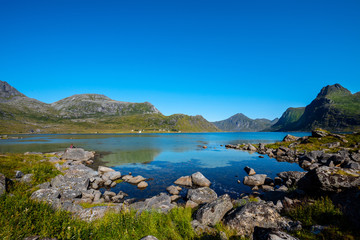 Obraz premium Napp and its mountains