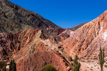 Cerro de los siete colores - Purmamarca in Jujuy Province - Argentina