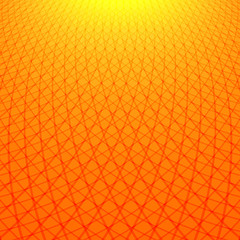 Abstract gradient and geometric art vector background with yellow and orange color tone.