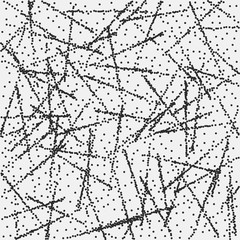 Black and white graphic  vector pattern with dotted lines