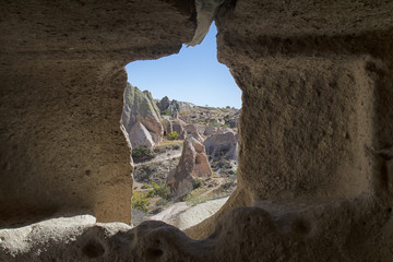 Turkey, Cappadocia, rock, landscape, stone