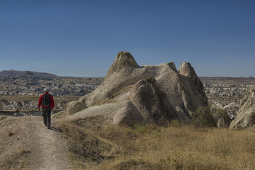Turkey, Cappadocia, rock, landscape, stone