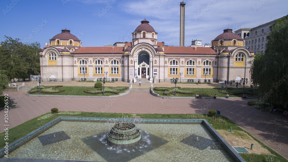 Poster Aerial view of the Museum of Sofia, Bulgaria