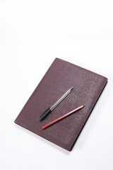 agenda isolated on white background