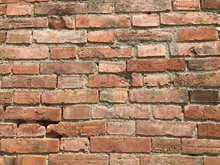 old bricks wall full frame as background