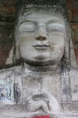 Fototapeta na wymiar stone buddha