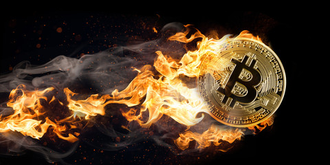 Fyling Burning Bitcoin