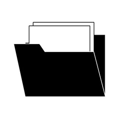 Folder with documents vector illustration graphic design