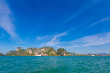 Seascape in Krabi Thailand