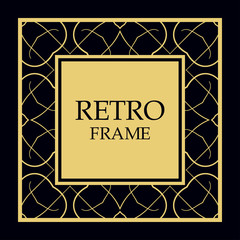 Vector ornate frame