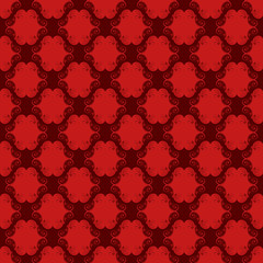 Seamless floral vintage ornament