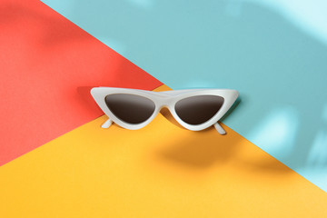 Fashion sunglasses in the style of minimalism