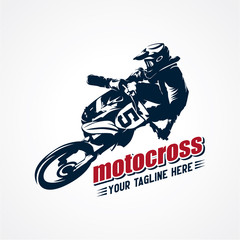 Extreme Motocross Logo Designs Template