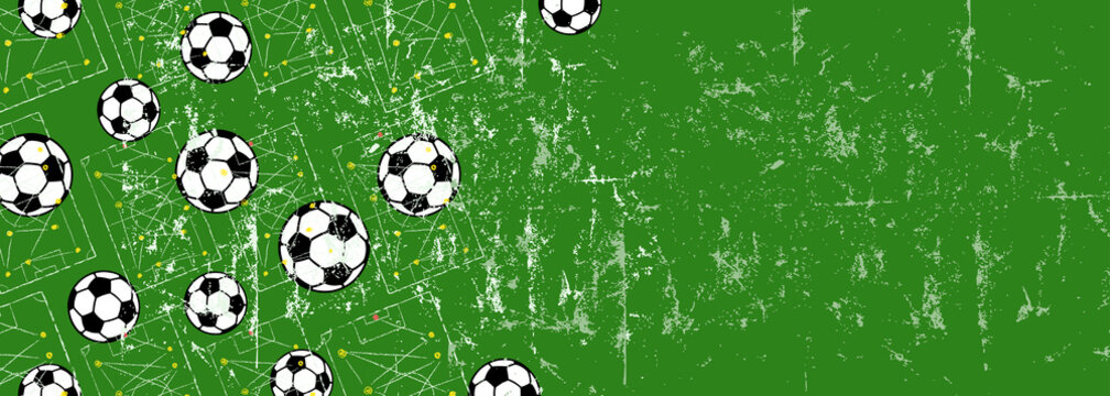 Soccer / footbal design template / background, free copy space