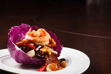Salad of River Prawns